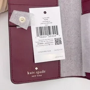 kate spade | Bags | Kate Spade Brynn Rose Florets Large Slim